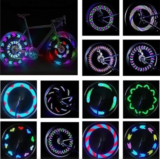 3D-LED-Speichenbeleuchtung für Fahrräder