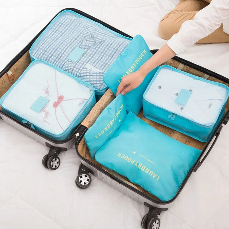 6-teiliges Reise-Organizer-Set