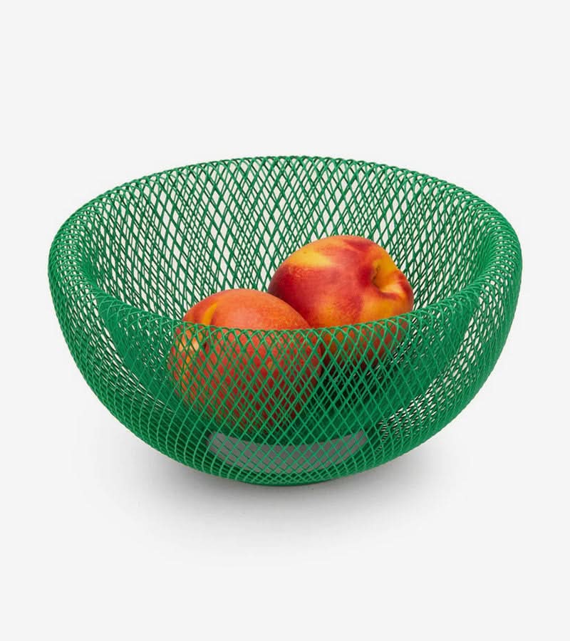 Obstkorb aus Stahlgitter mit Belüftung zum Frischhalten