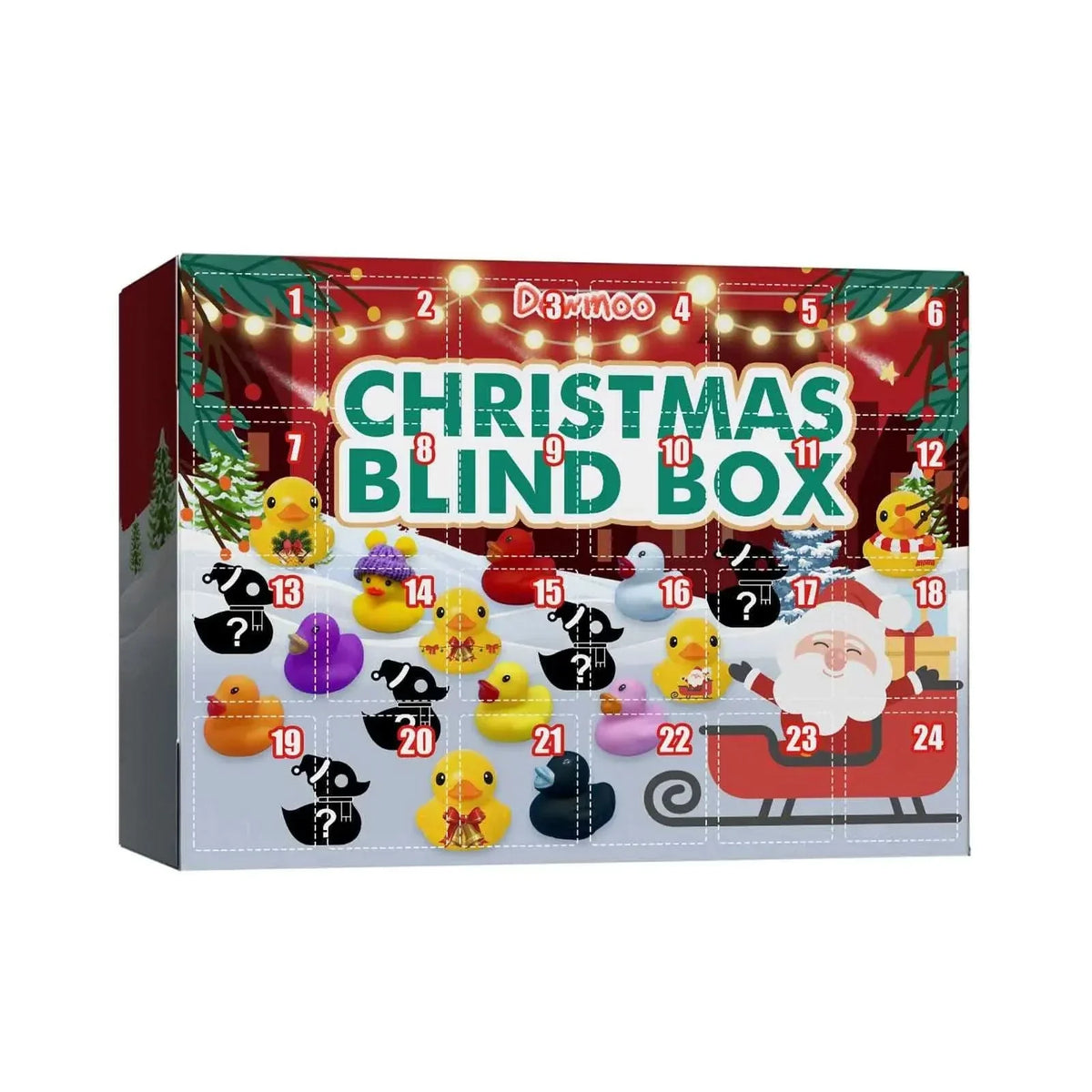Adventskalender mit Badeenten