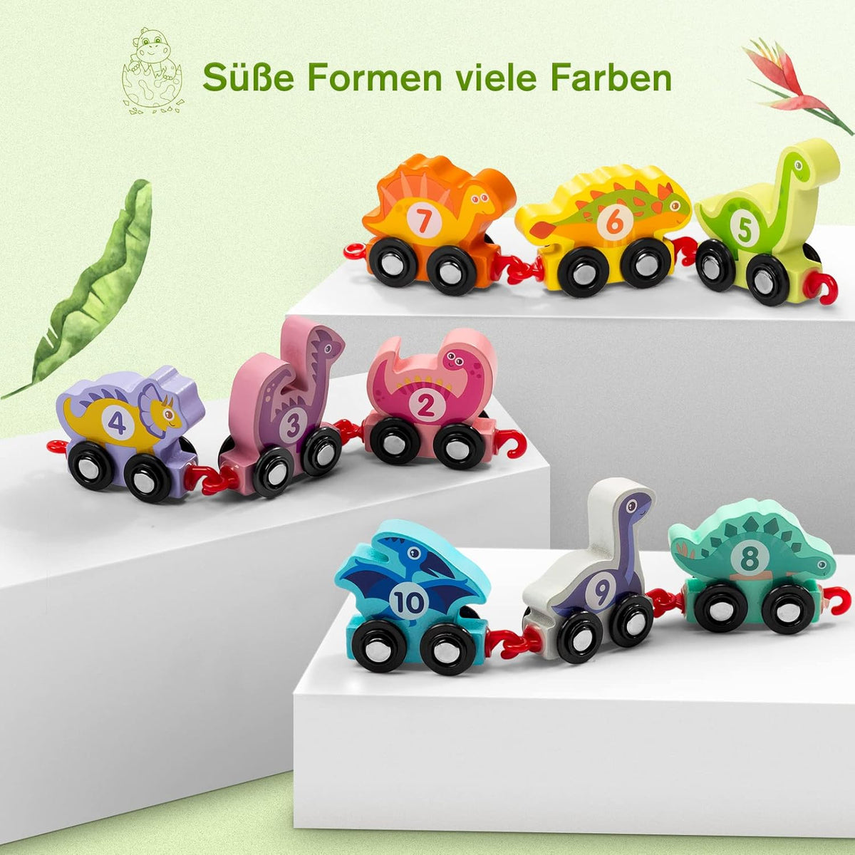 Tier-Eisenbahn - Fördert Kreativität und Koordination