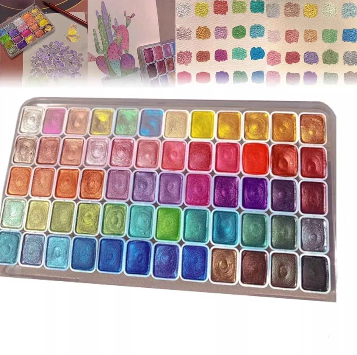 Mineral-Farbpigmente für Aquarell, in 20 Farben
