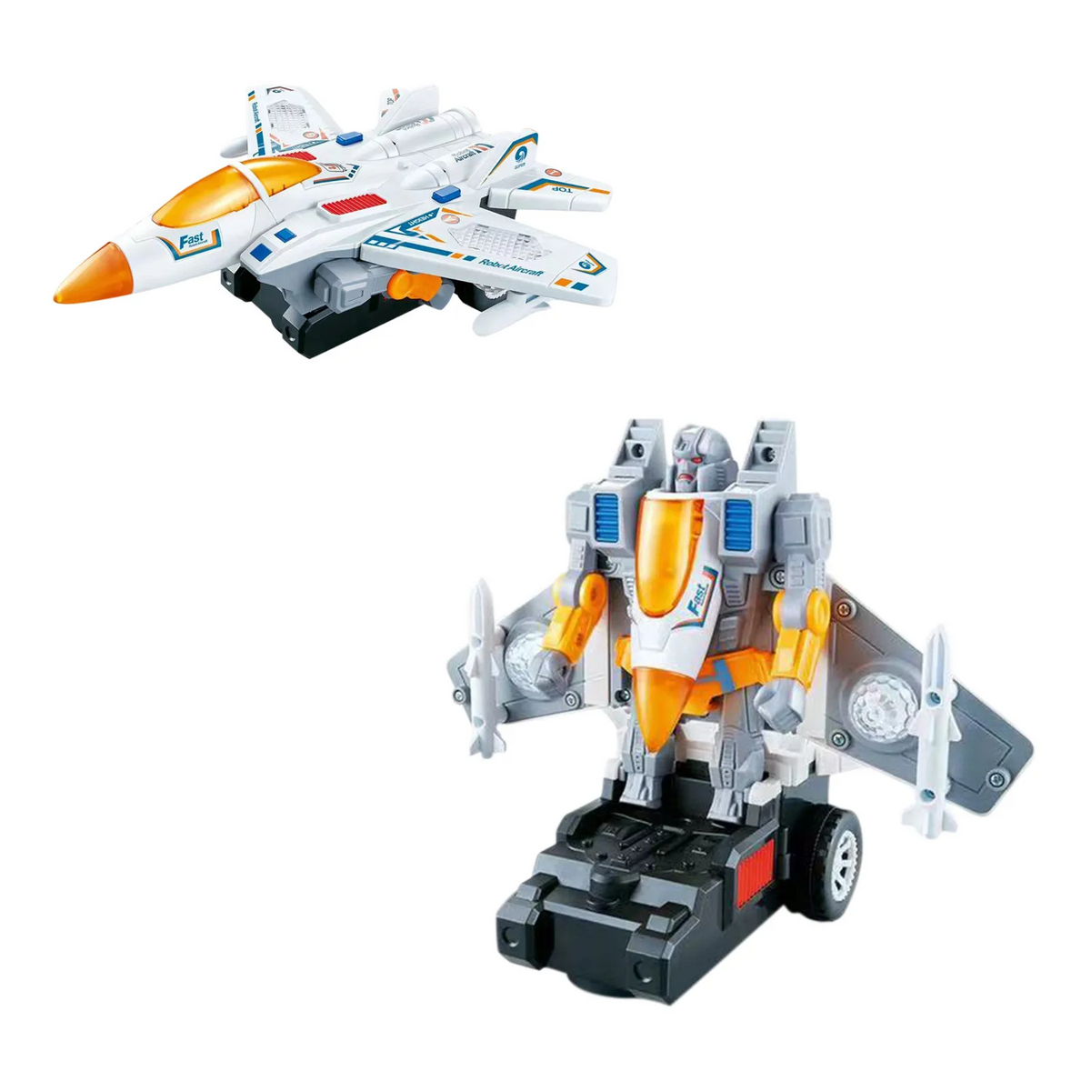 Verwandelbares Roboter-Spielzeugauto für Kinder mit Hinderniserkennung
