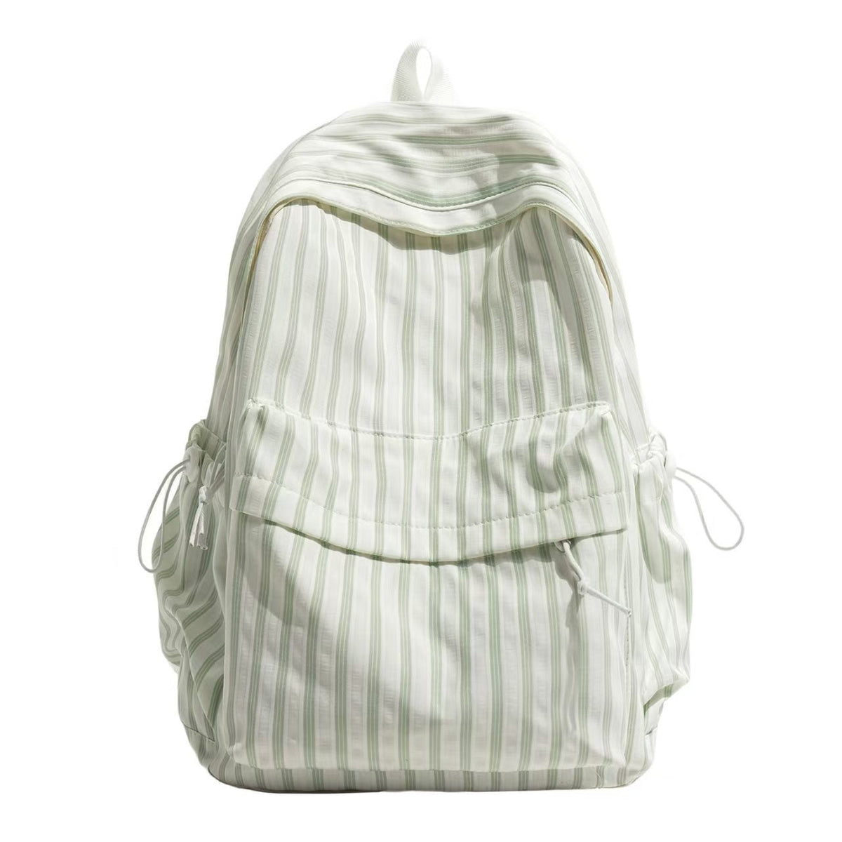 Gestreifter Rucksack mit praktischen Seitentaschen