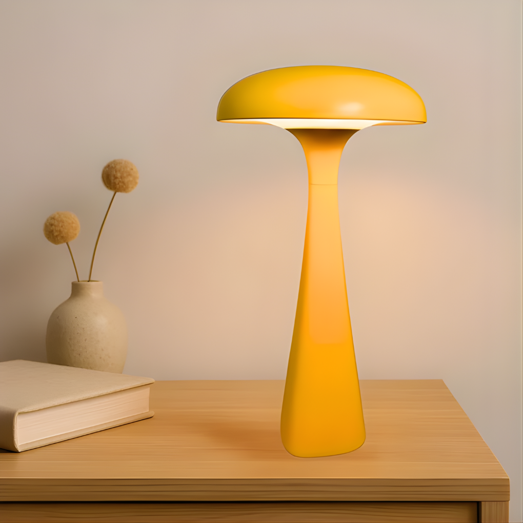 Dekorative Tischlampe in Quallenform