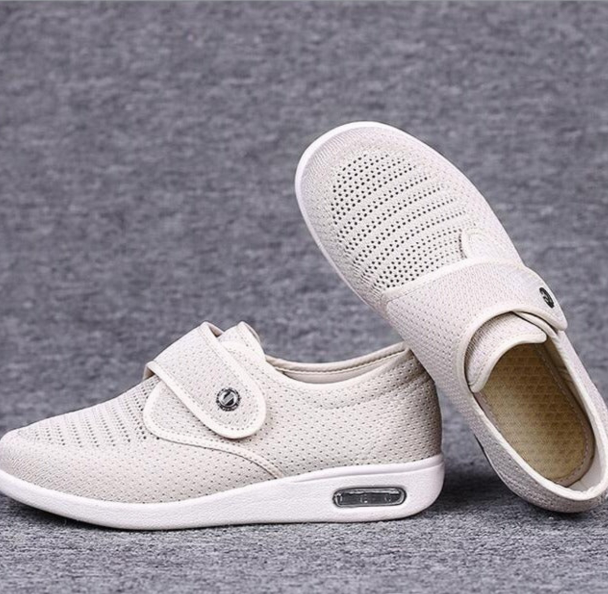 Diabetiker-Komfortschuhe mit verstellbarem Riemen