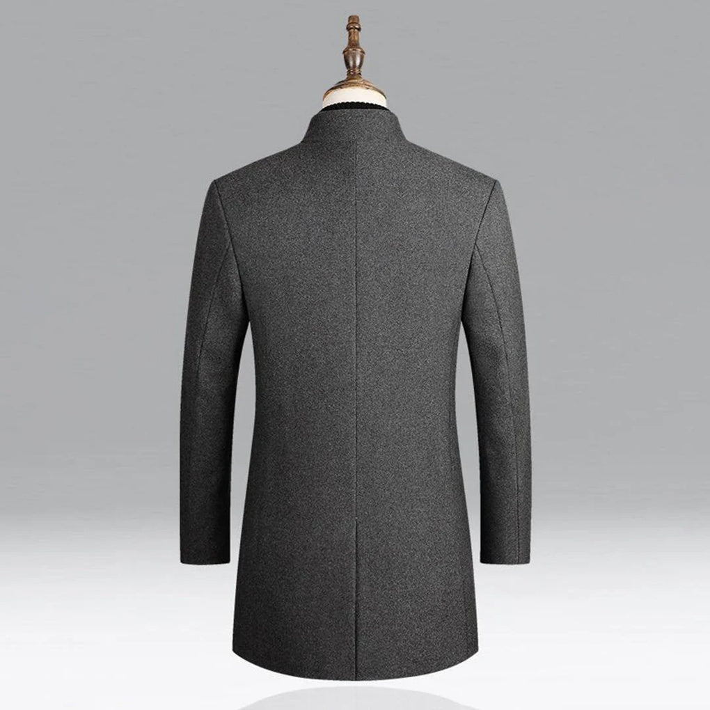 Eleganter Herren-Wollmantel – zeitlose formelle Kleidung