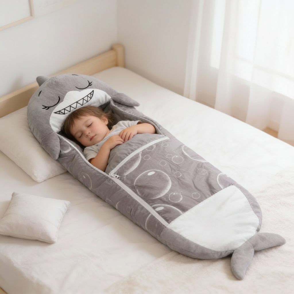 Faltbarer Kinderschlafsack in Tierform – Snoozi