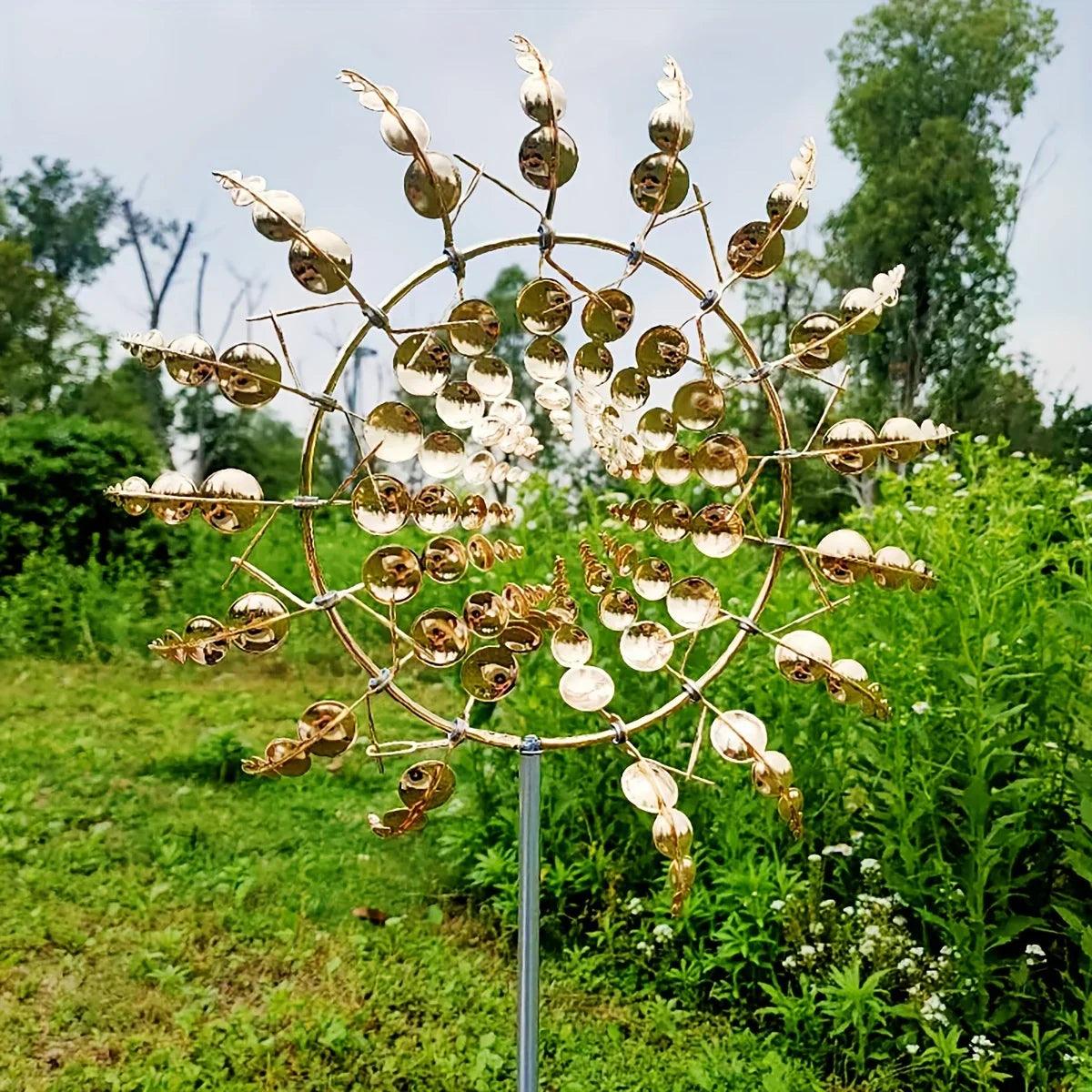 Kinetisches Windspiel aus Metall für die Gartendekoration – langlebig und umweltfreundlich