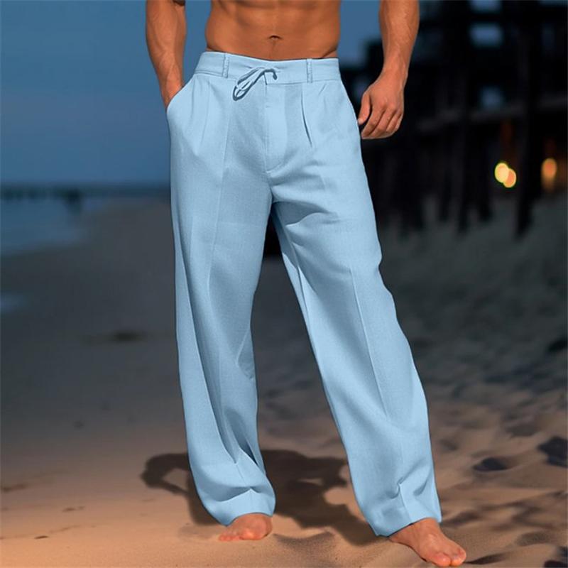 Chino-Hose mit weitem Bein für Herren