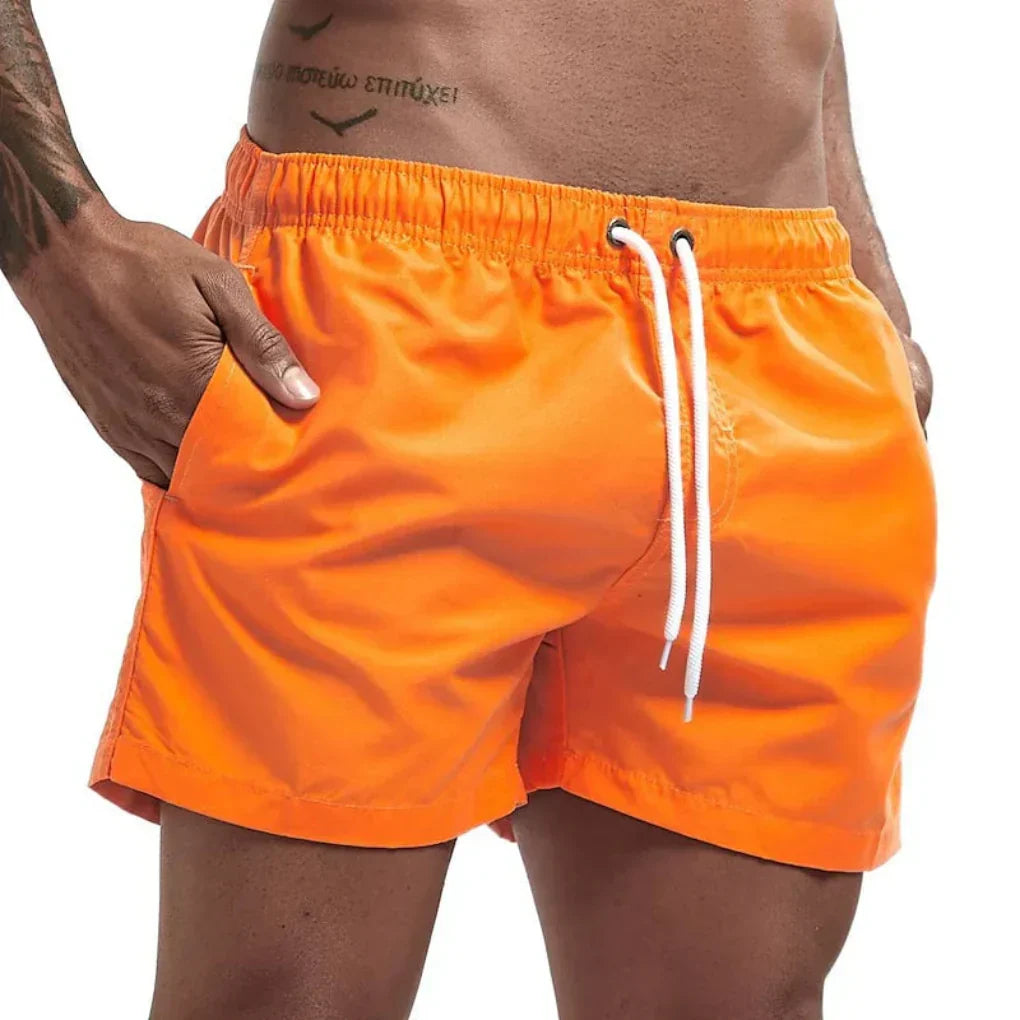 Herren-Badehose mit Kordelzug am Bund