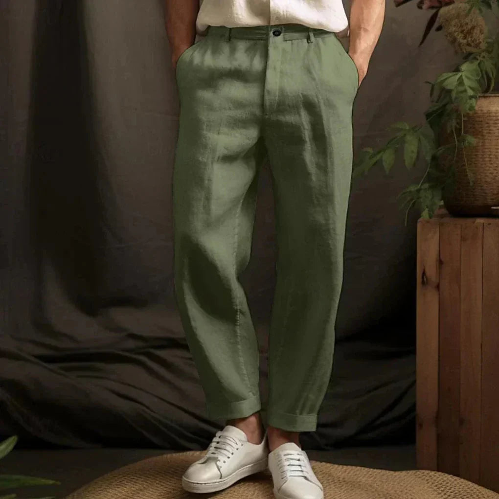 Lässige Leinenhose für Herren – luftiger Stil für Sommertage