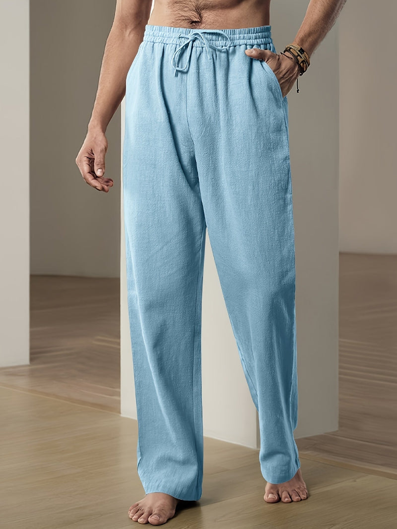 Herren Leinenmischhose