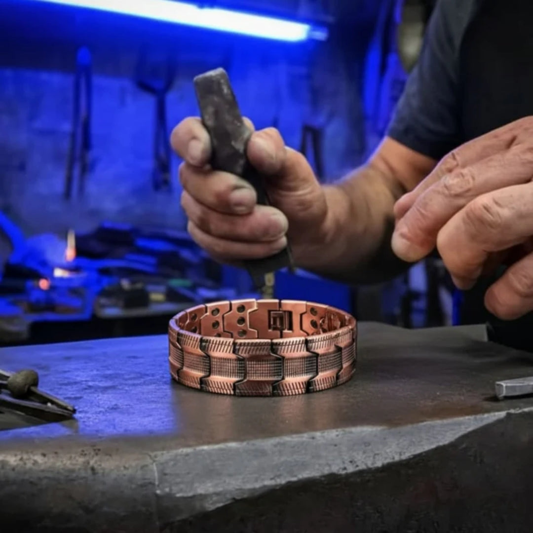 Magnetisches Kupferarmband für Herren