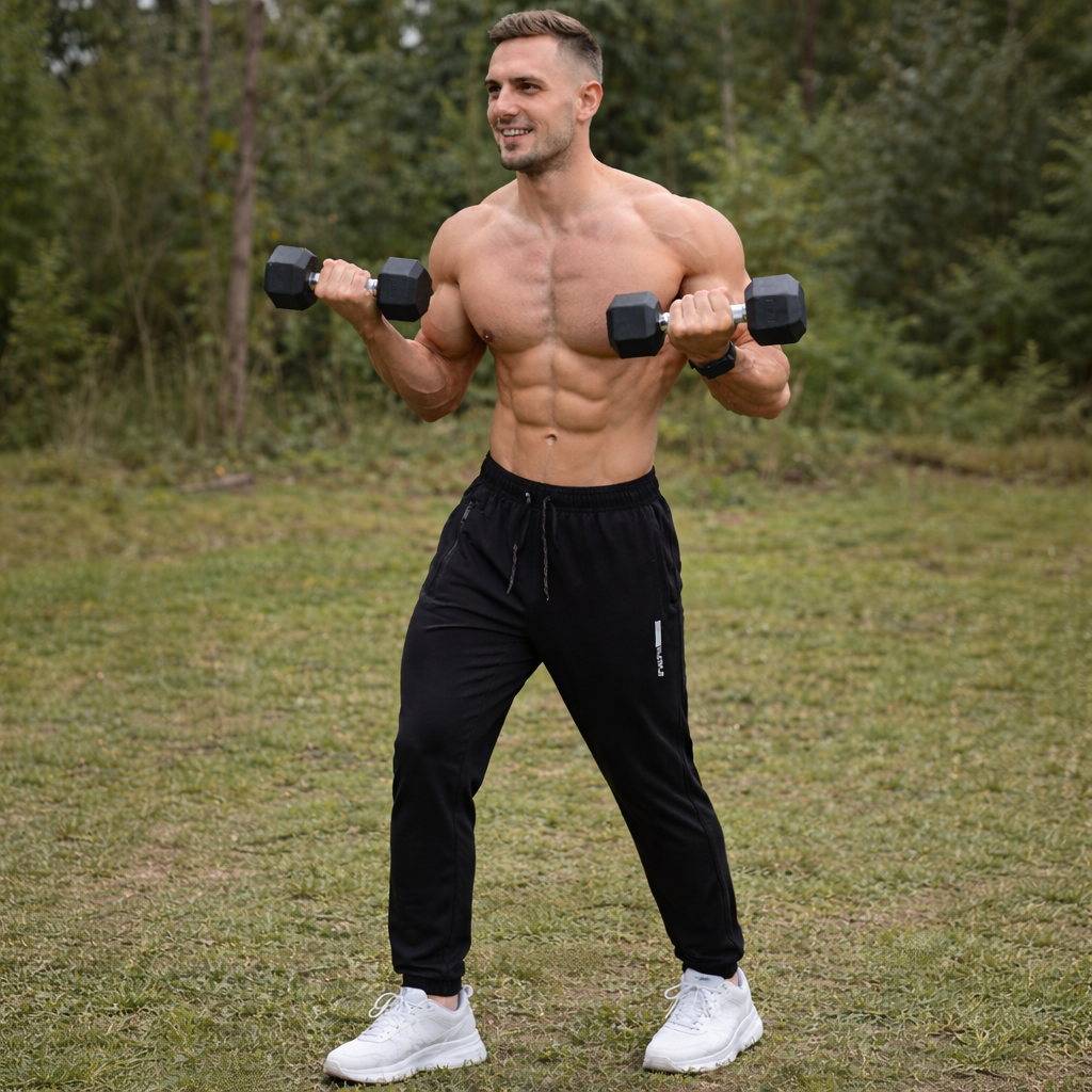 Gekürzte Herren-Jogginghose