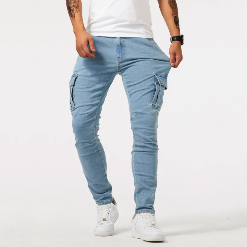 Herren Skinny Fit Cargohose