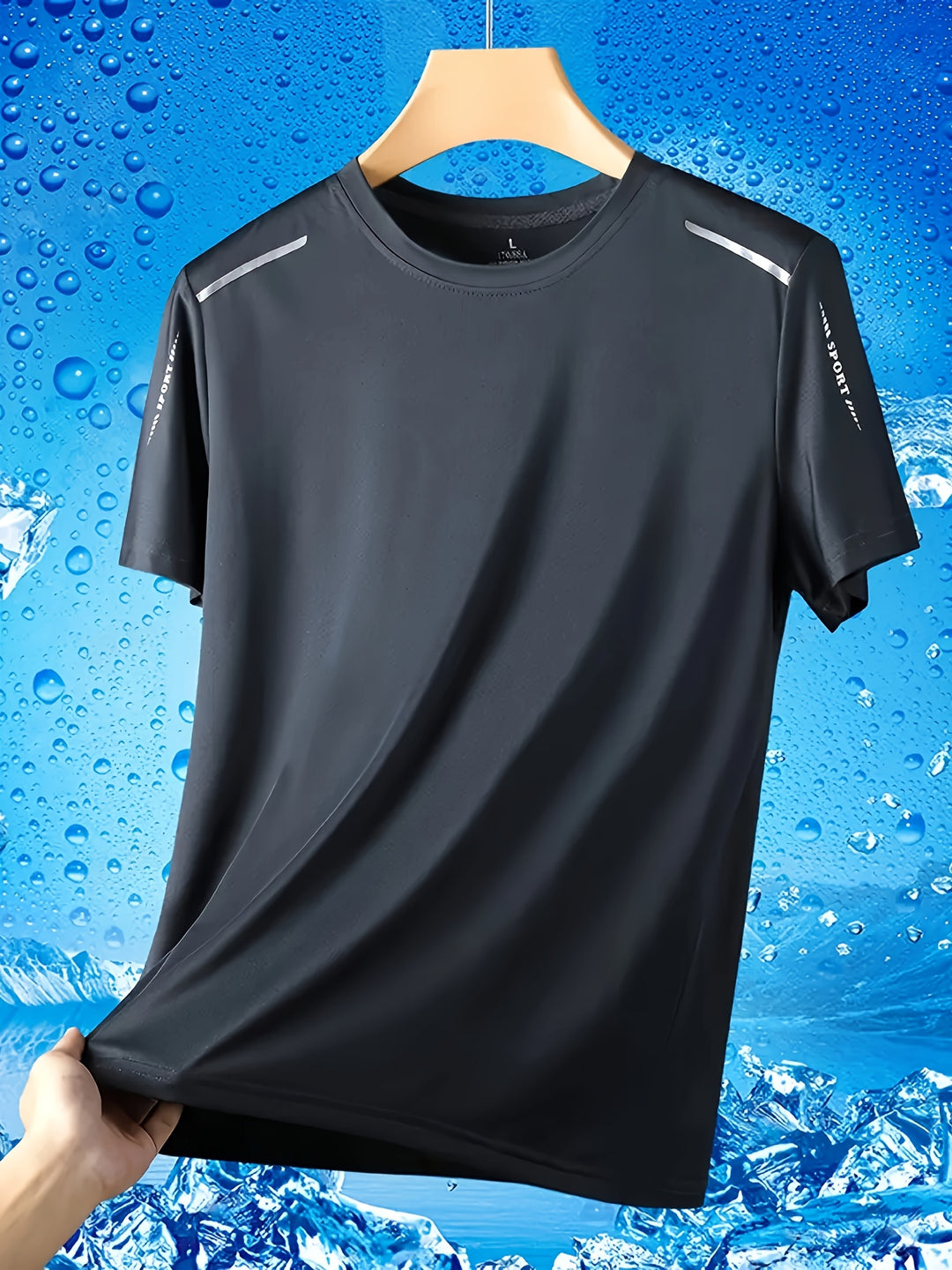Herren-Sport-T-Shirts - Schnelltrocknend und atmungsaktiv | 5er-Pack