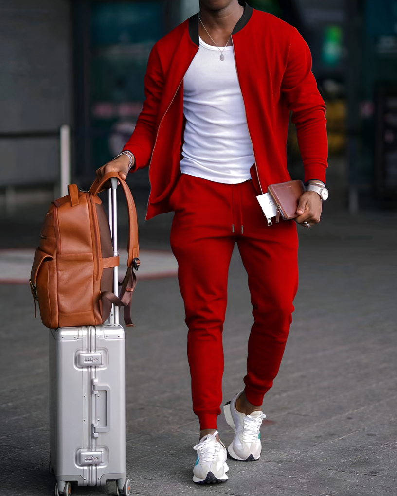 Herren-Set – Jacke mit Reissverschluss und Hose