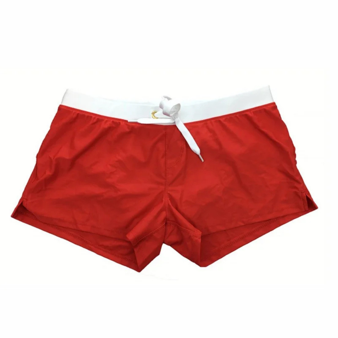 Herren Badehose mit eckigem Schnitt