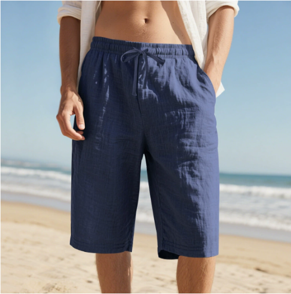 Knielange Chino-Shorts für Herren zum Hineinschlüpfen