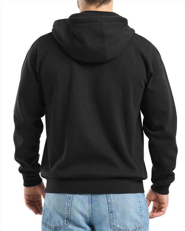 Wasserabweisender Herren-Arbeits-Kapuzenpullover mit halbem Reissverschluss