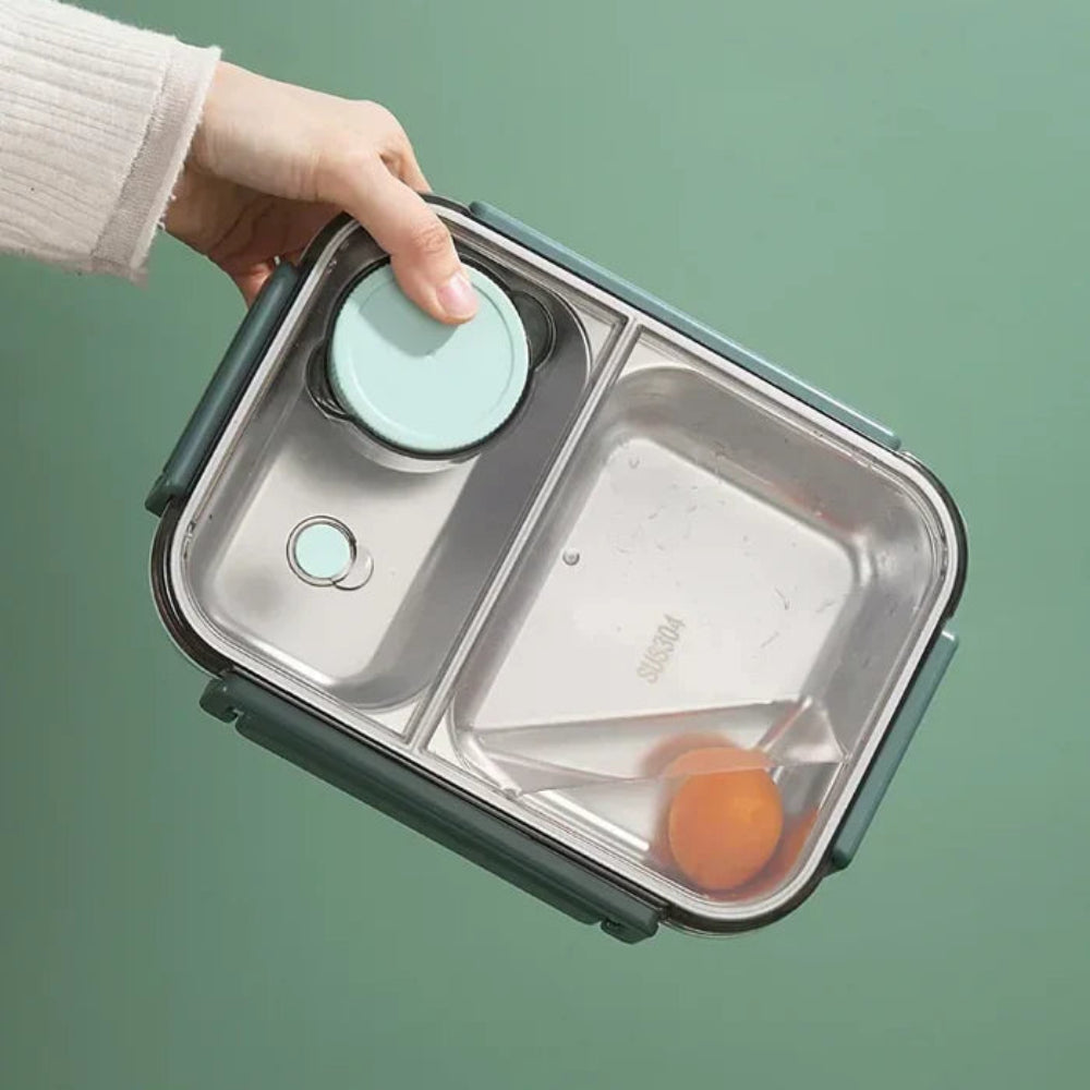 Isolierte Edelstahl-Lunchbox – hält die Temperatur bis zu 12 Stunden lang