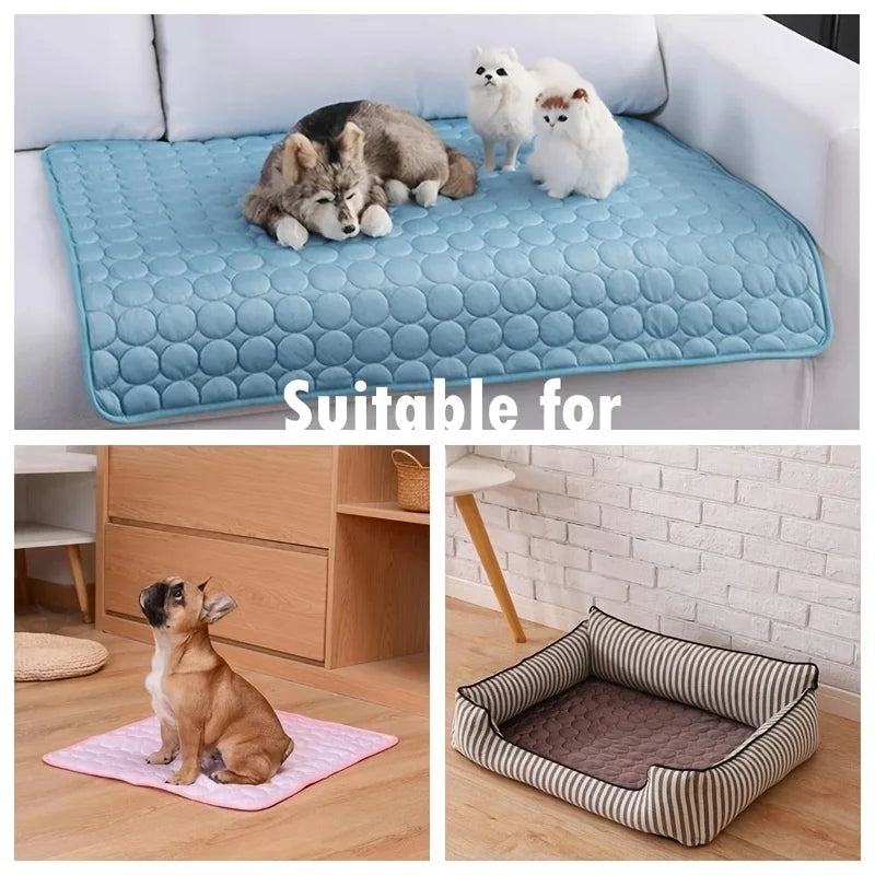 Kühlmatte für Hunde | Sommer-Schlafplatz für kleine und grosse Hunde | Langlebige Katzendecke und Sofaschutz
