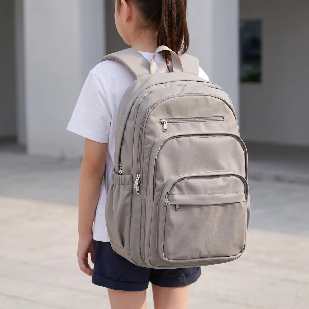 Schulrucksack - Lässiger Stil, mit praktischen Fächern