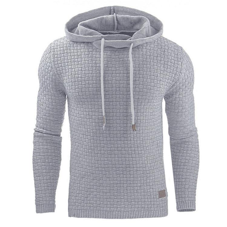 Taillierter Winter-Kapuzenpullover für Herren