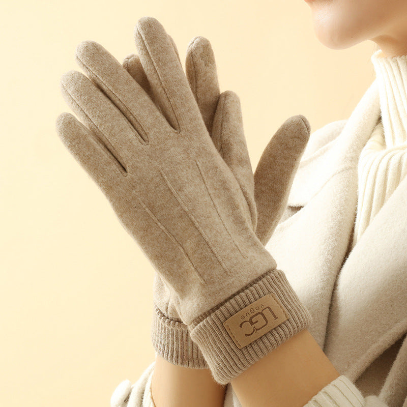 Kaschmir-Wolle Touchscreen-Handschuhe