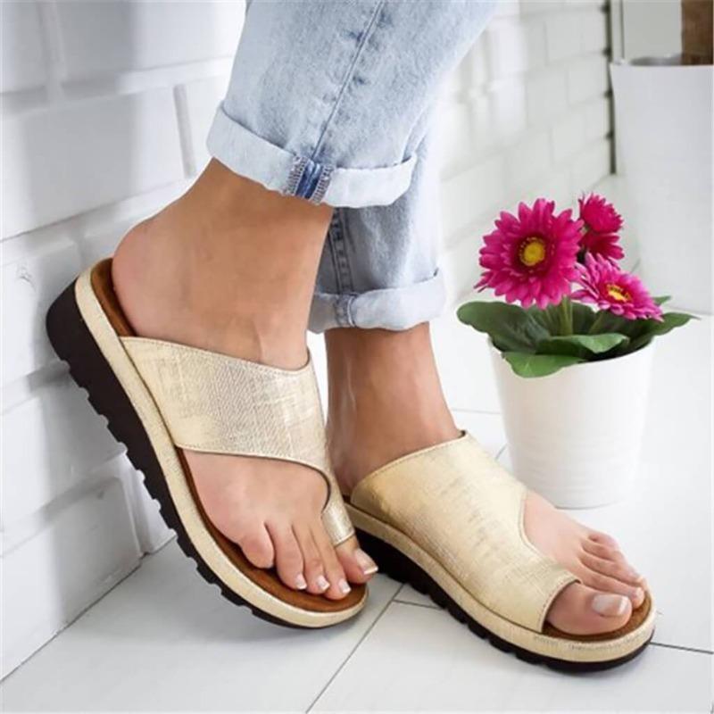 Bequeme Damensandalen mit Ballenzehen-Unterstützung