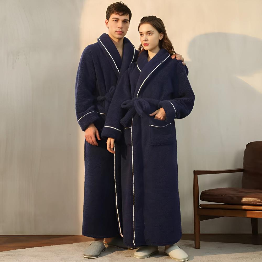 Bequemer Sherpa-Bademantel