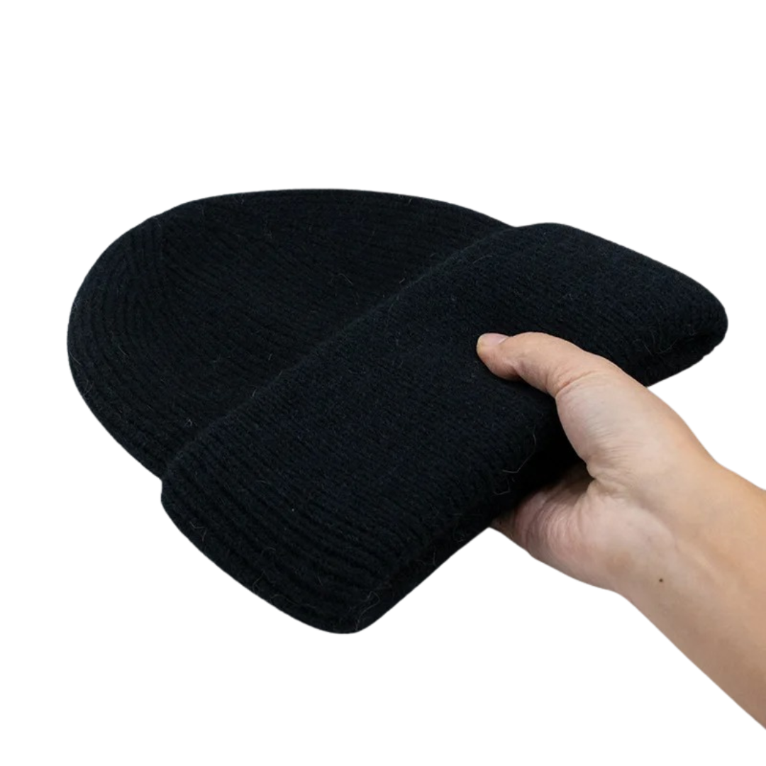 Mischgewebe-Strickmütze