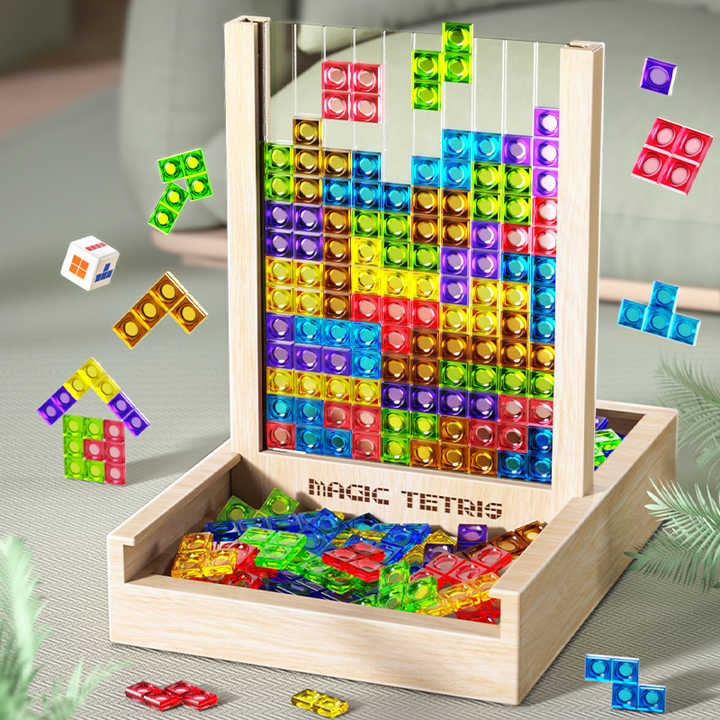 Klassisches Geduldspiel aus Holz Logikspiel