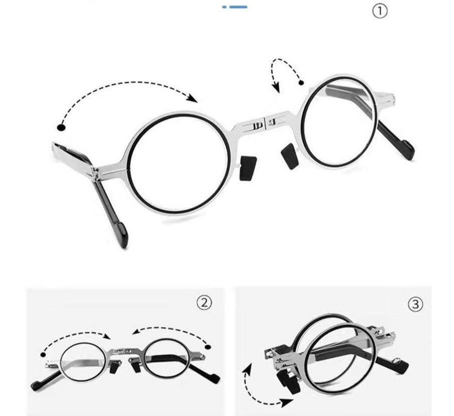 Kompakte Lesebrille – Faltbare Brille für Komfort und Schutz