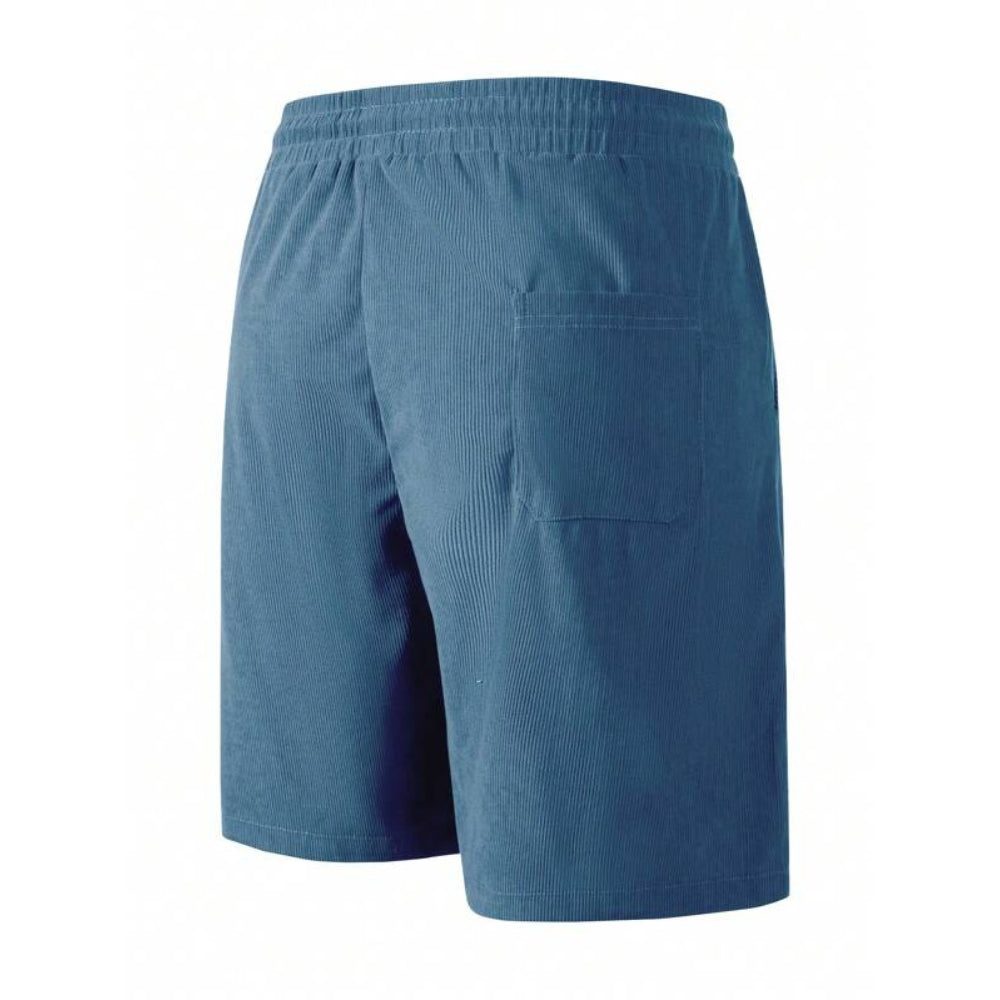 Lockere Shorts mit Seitentaschen und verstellbarem Bund