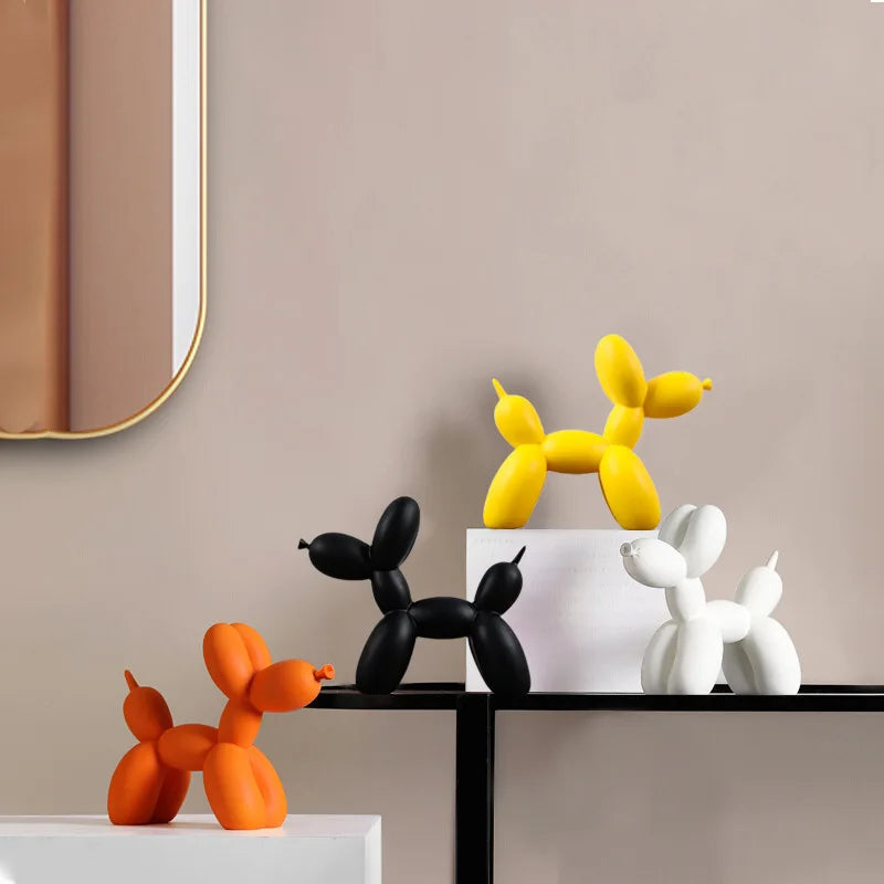 Ballonhund Deko-Figur – Moderne Tischskulptur für Regal, Schreibtisch und Wohnzimmer