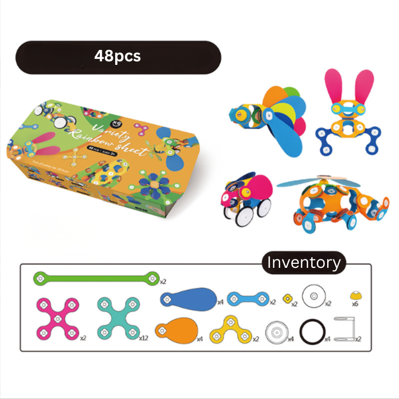 Magnetische Bausteine für Kinder - STEM Spielzeug