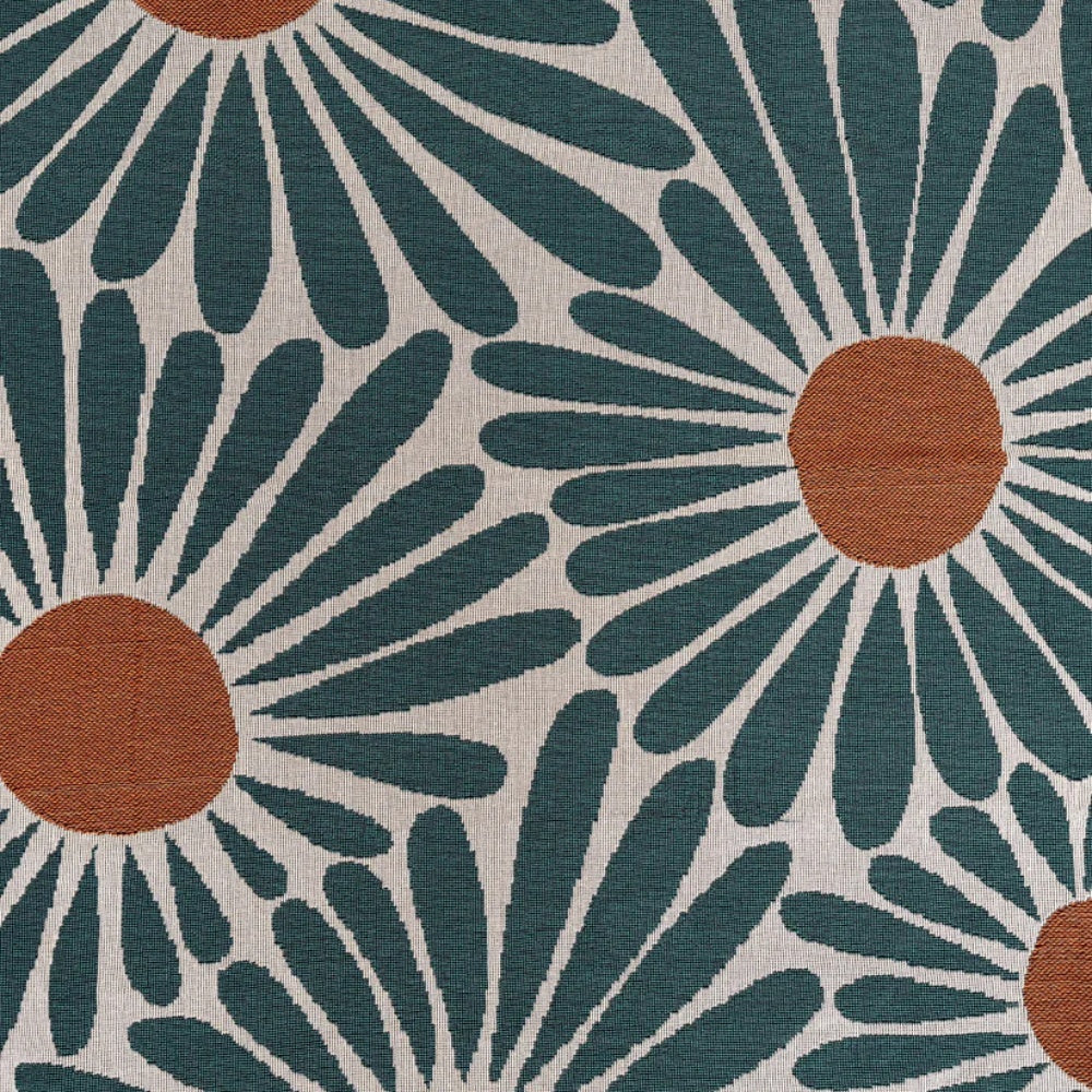Gewebte Decke mit Margeriten-Blumenmuster