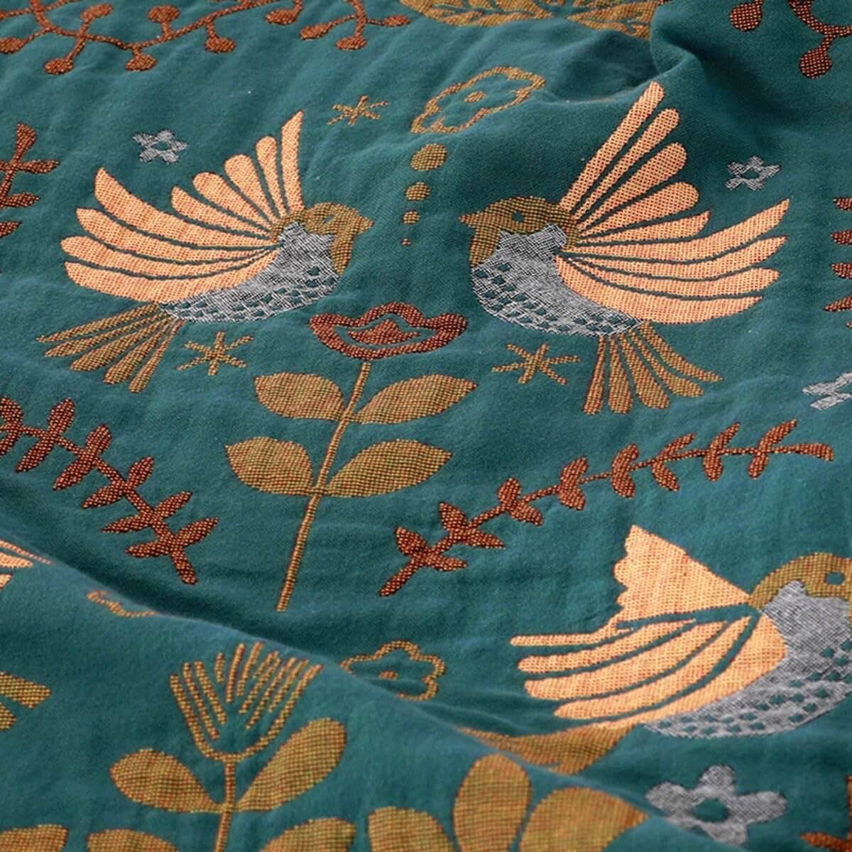 Wendbare skandinavische Decke - Vogelmuster