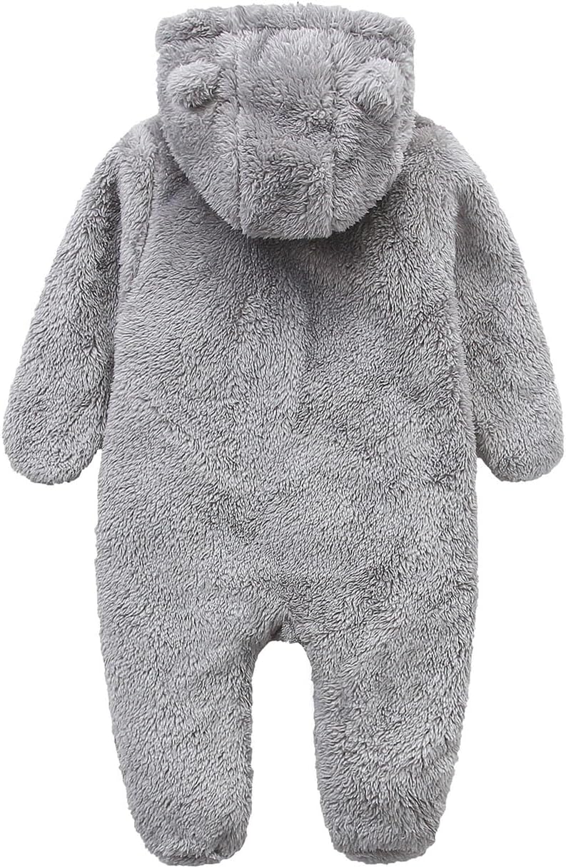 Warmer Baby-Strampler mit Kapuze