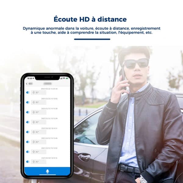 Mini GPS-Tracker mit Mikrofon für Fahrzeugsicherheit
