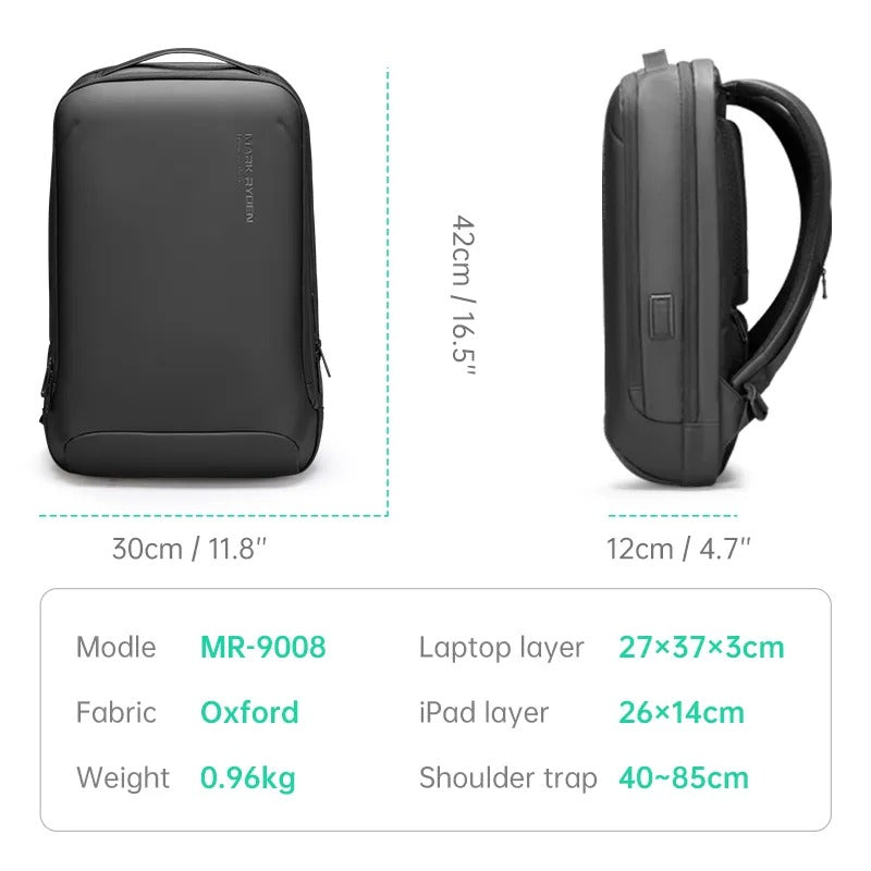 Laptop-Rucksack im minimalistischen Stil