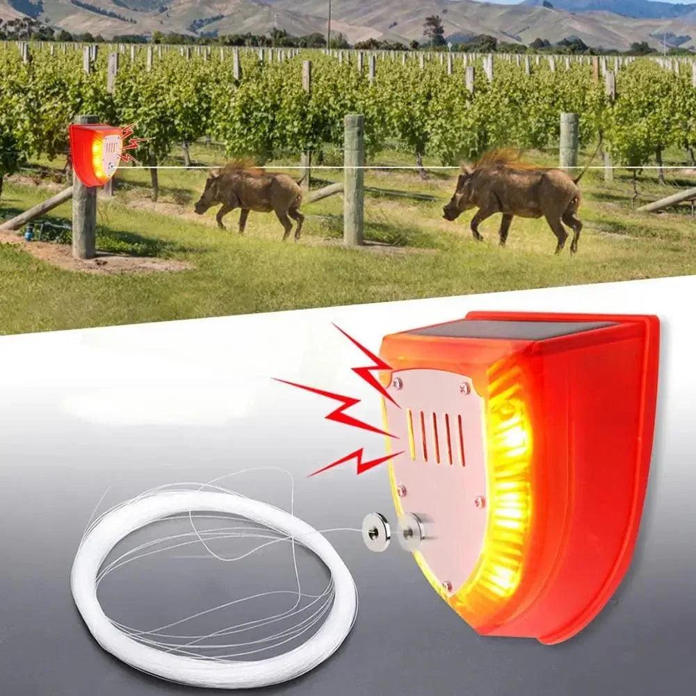 Solar-Tiervertreiber - Mit Bewegungsmelder - Sicherheitsgerät für den Aussenbereich