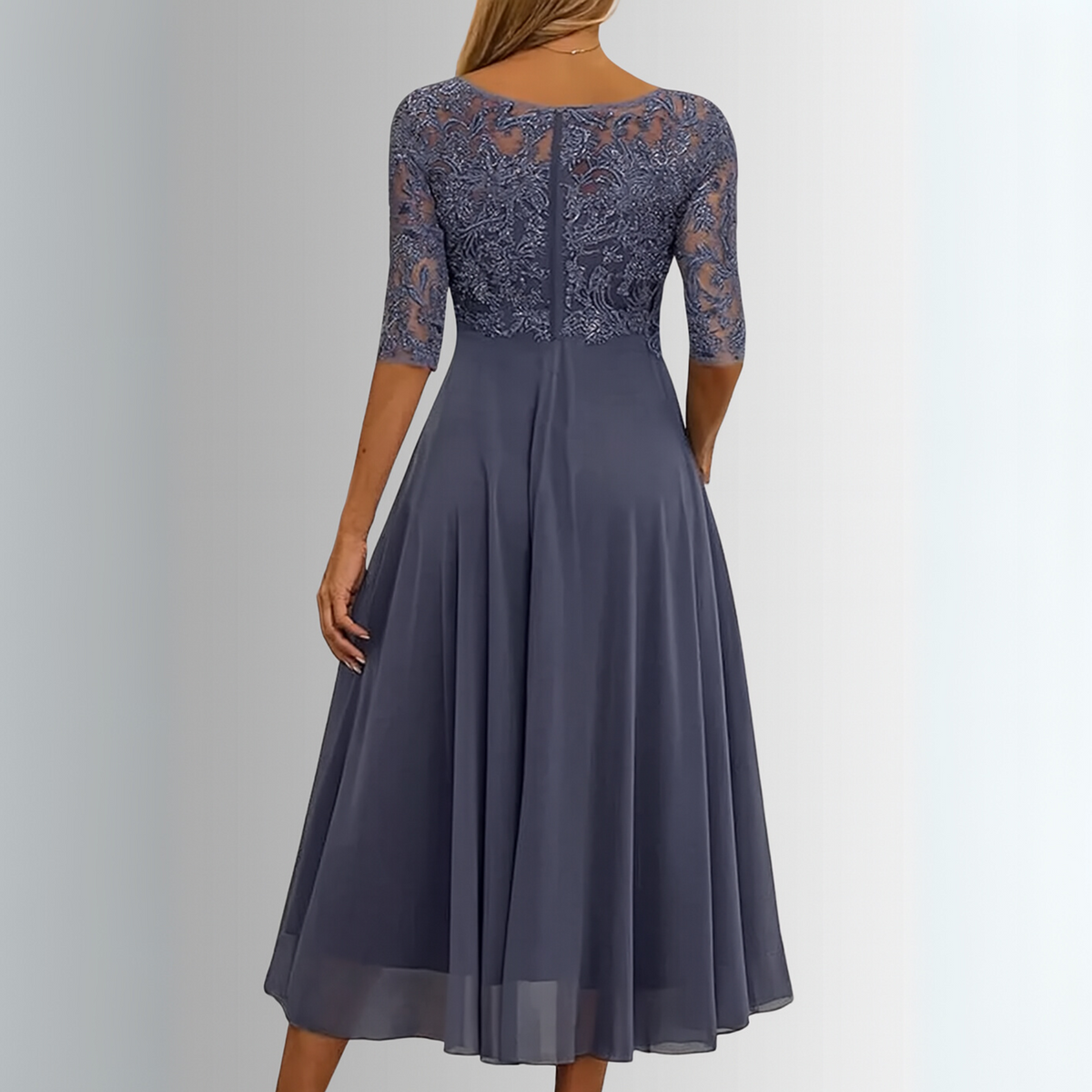 Damen Midikleid in A-Linie