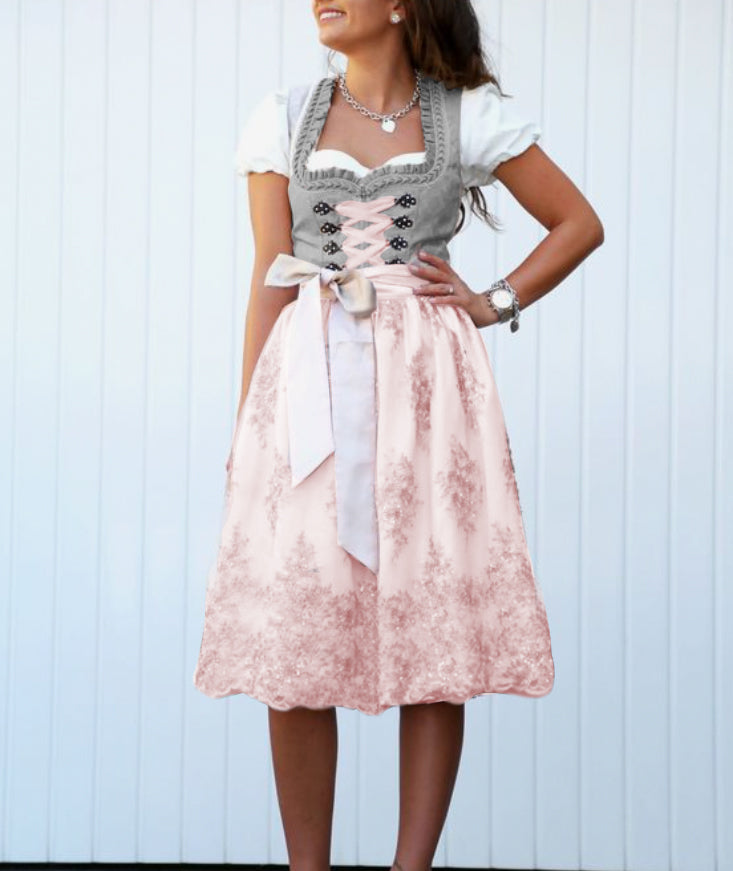 Damen Trachten-Set mit Rock und Bluse