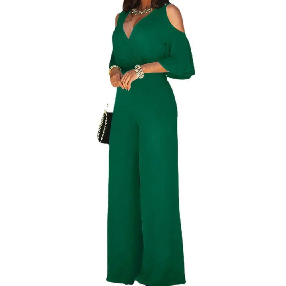 Damen-Jumpsuit mit weitem Bein