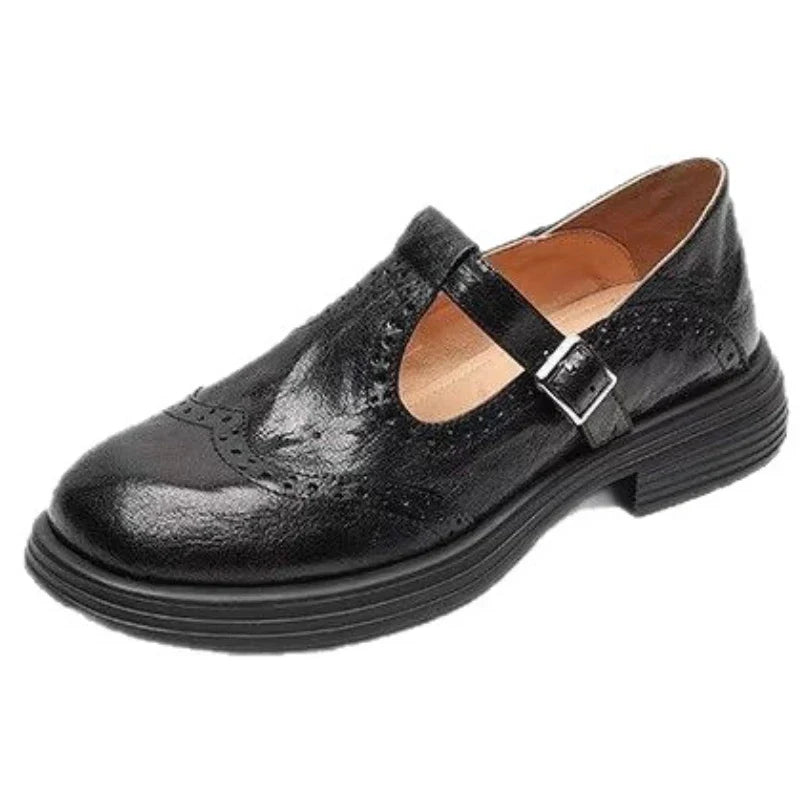 Klassischer Damen T-Steg-Schuh mit Retro-Charme