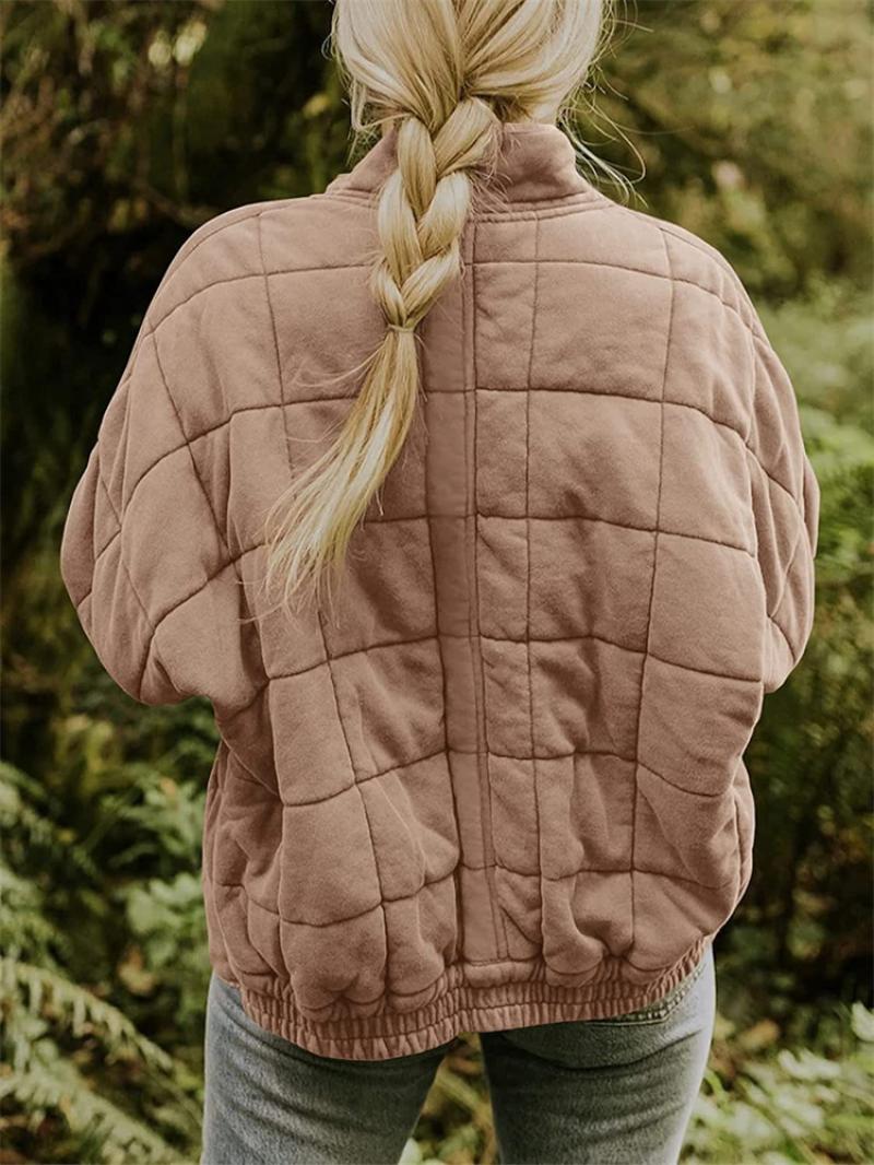 Gesteppte Damenjacke mit Reissverschluss
