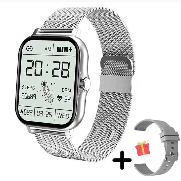 Multifunktionale Smartwatch mit Gesundheits- und Fitnesstracking – In mehreren Farben